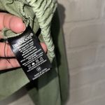 BLANK NYC  jacket Green Double-Breasted cropped trench medium NEW moto Photo 3