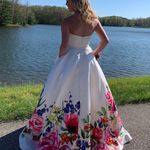 Sherri Hill Floral Gown Photo 2