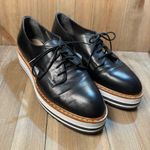 White Mountain Summit x  Leather Oxford Brody Black Platform‎ Loafer sz 39 Photo 7