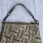 Olivia and Joy pewter hand bag with zipper embellishments. Photo 2