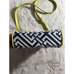 Spartina 449 Crossbody Bag Navy White Geometric Print With Lime Green Accents Ad Photo 3