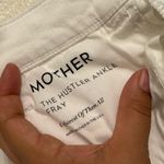 Mother superior denim the hustler ankle fray White Distressed Jeans size 26 Photo 10