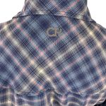 Club Ride Women's Blue Plaid Liv'n Flannel Snap Front Shirt Size XS Photo 5