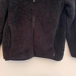 Eddie Bauer Women's Quest Black Full Zip Fleece Hoodie Teddy Bear Gorpcore SZ M Photo 9