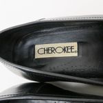 Cherokee Vintage Y2K Black Leather Loafers Photo 8
