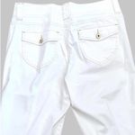 Gloria Vanderbilt Skimmer Capris Womens White Mid Rise Floral Print Size 10 Photo 4