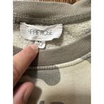 Hippie Rose  Womens Size XS Green Camo Pullover‎ Crewneck Split Side Sweatshirt Photo 1