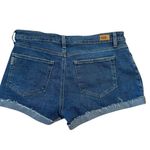 Paige Denim Shorts Size 30 | High Rise Raw Hem Jean Cutoffs Distressed Blue Photo 1