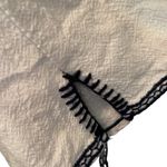 ASTR  Cream with Aztec Embroidery Cut-out Back Pocketed Linen/Cotton Dress XS Photo 12