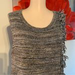 Holding Horses Anthropologie  Tweed Fringe Knit Cotton Blend Dress Size M Photo 3