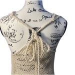 ZLEurope Crochet Fisherman Net Dress Coverup Dress Dip Dye Beige Size OS Tan Photo 6