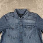Banana Republic  Womens Blue Denim Dillon Shirt Long Sleeve Size S Small Photo 1