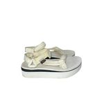 Teva  Women's Flatform Universal Sandal Size 8 Platform White Strappy Adjustable Photo 1