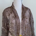 BKE ‎ boutique women’s medium velvet cardigan Photo 2