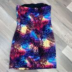 Speechless  Satin Multicolor Snakeskin Print Strapless Mini Dress Juniors 5 Photo 9