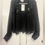 ZARA  NWT plumentis sequin top/shrug Photo 4