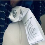 Alice McCALL Mini Lily Lyric Dress 4 Blue & White Denim Pinstripe Lace Up Neck Photo 7