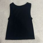 Aritzia Sunday Best Women's Black Crop Tank Top Ribbed Sz XS Photo 4