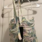 Lulu's Pastel Floral Maxi Dress with Slit Pink Size L Photo 4