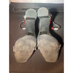 INC International Concepts Heels Red Silver Stripe Ankle‎ Strap Party Shoes Size 10 Photo 2