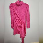 Ronny Kobo Ria Floral Jacquard Mini Dress Pink Photo 3