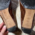 Brighton Twain Cognac Brown Leather Woven Square Toe Heeled Mules - Size 9.5 Photo 14