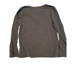 Lands' End Gray Long Sleeve T Shirt Sequin Fox Graphic Women Size L Photo 4