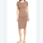 Treasure & Bond   Beige Short Sleeve Dress NWT Photo 1