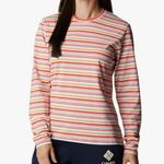 Columbia Womens Sun Trek Coral Reef Pattern Long Sleeve Tee- Size Large Photo 0