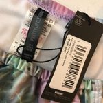 Pretty Little Thing Water Print Tanga Bikini Bottoms Seashell Purple Green US 4 Photo 4