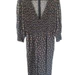Boden Smocked Bodice Jumpsuit Black Size 6 Photo 9
