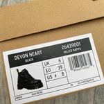 Dr. Martens black leather heart shaped buckle boot US size 6 Photo 8