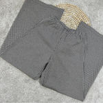 Bryn Walker Palazzo Soft Knit Pull On Pants Houndstooth Wide Leg Nero/Latte XXS Photo 2