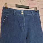 Maeve FOR ANTHROPOLOGIE DEEP BLUE HIGH WAISTED WIDE LEG FLARED JEANS 27 Photo 2