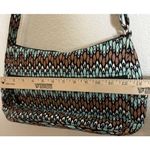 Vera Bradley Sierra Stream Hipster Crossbody Turquoise Brown Purse Handbag READ Photo 5