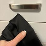 ZARA  Black Satin Effect Cut Out Mini Dress Photo 8