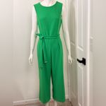 Tommy Hilfiger Vibrant Green Sleeveless Jumpsuit Photo 1