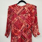 Free People NEW Lennon Dress in Primrose Red Combo Size Small Dainty Romantic Photo 12