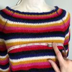 Almost Famous NWT Multicolor Stripe Retro Sweater Size Medium Photo 6