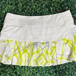 Nike  Dri-Fit Pleated Tennis Skirt Yellow & White Size Medium Photo 1