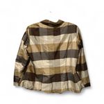 Ashley Stewart Blazer silk Women 16 W Brown Autumn Photo 3