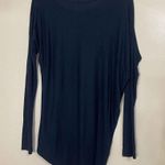 Athleta  Threadlight Asymmetrical Relaxed Blue Long Sleeve T Shirt size XS Photo 5