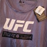 Reebok  ufc purple fighting graphic t-shirt size womens medium Photo 3