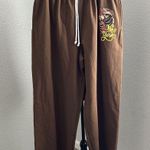 New Brown Women’s Straight leg Sweatpants Size 1X Photo 0