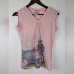 Disney Store Eeyore Blush Pink Tank Top Size Women's Extra Small (XS) Photo 2