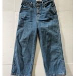 Levi's Women's Mile High Cropped Wide Leg Jeans Size 26 Blue Photo 1