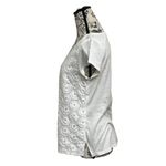 The Limited Vtg Y2k Retro  Ivory Eyelet Crochet Blouse Beach Cottegecore M Preppy Photo 3