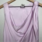 Giorgio Armani  Women Top Medium 100% SILK Purple Cowl Neck Office Regency Photo 6