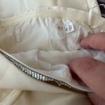 ASTR NEW  Melani Rhinestone Ivory Cream Strapless‎ Slit Midi Dress med Photo 4