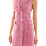 Nicole Miller Rose Tweed Blazer Dress Photo 0
